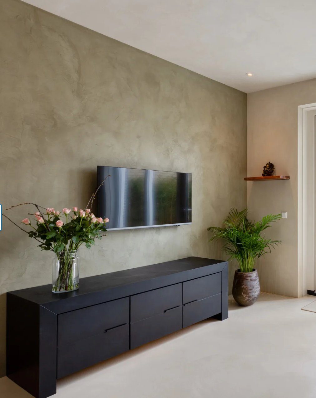 Microcement wall detail