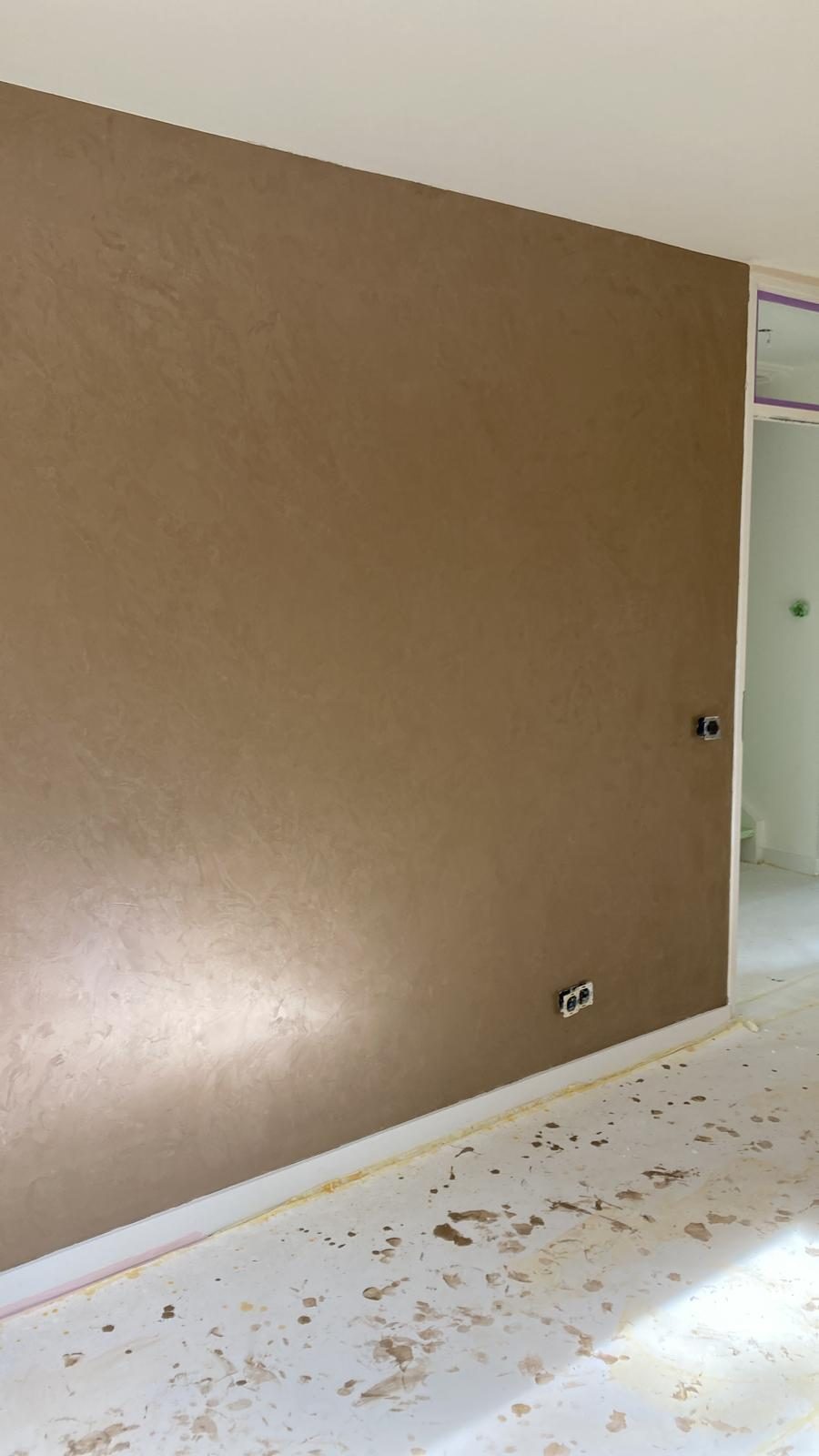 Soft beige decorative plaster